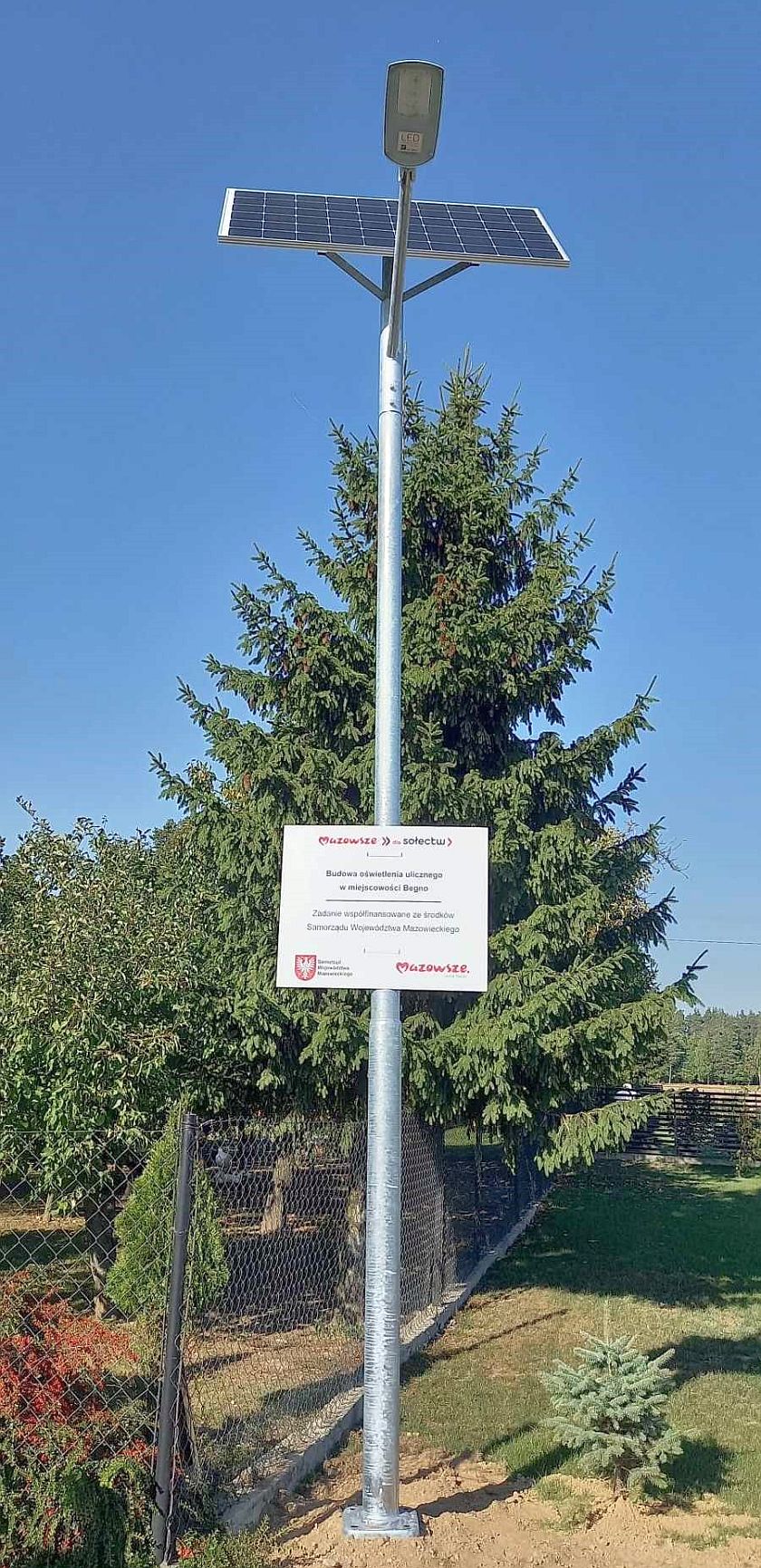 Latarnie solarne w Gminie Staroźreby