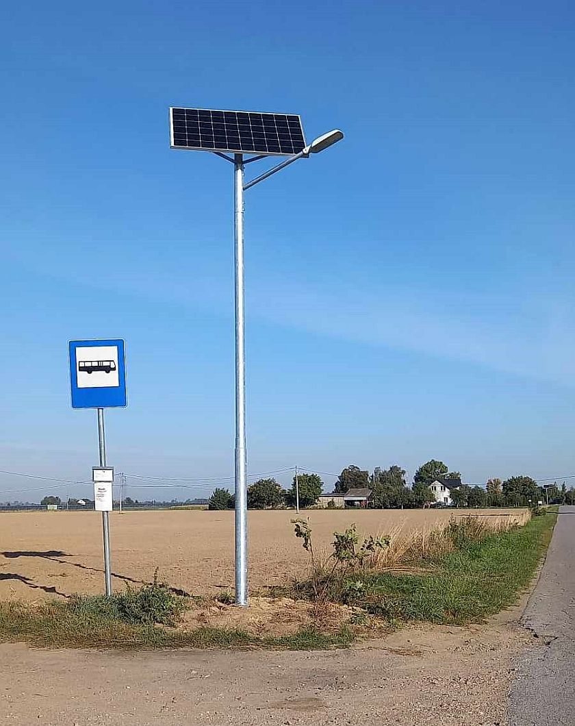 Latarnie solarne w Gminie Staroźreby
