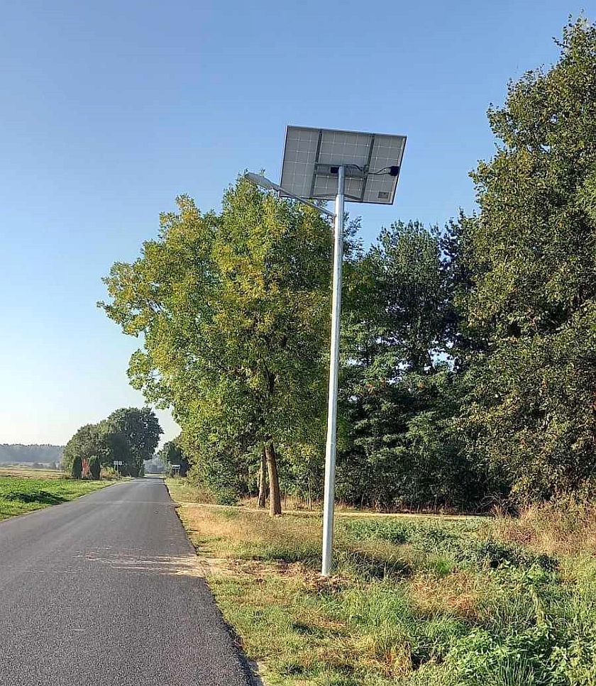 Latarnie solarne w Gminie Staroźreby