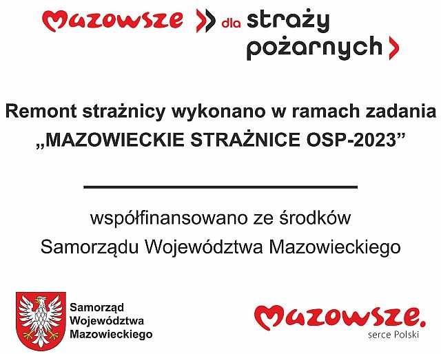 Mazowsze dla Straży Pożarnych