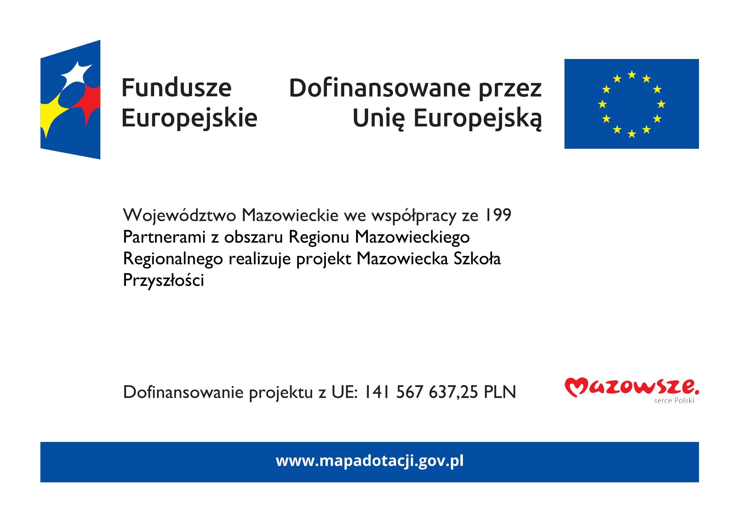 Dofinansowanie Mazowiecka Szkoła Przyszłości