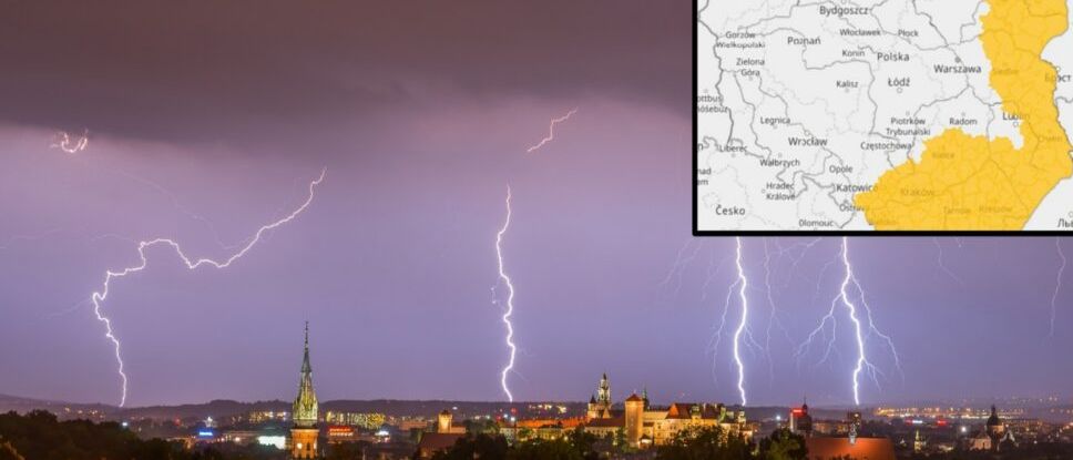 Mapa ostrzeżeń meteorologicznych Mapa ostrzeżeń meteorologicznych